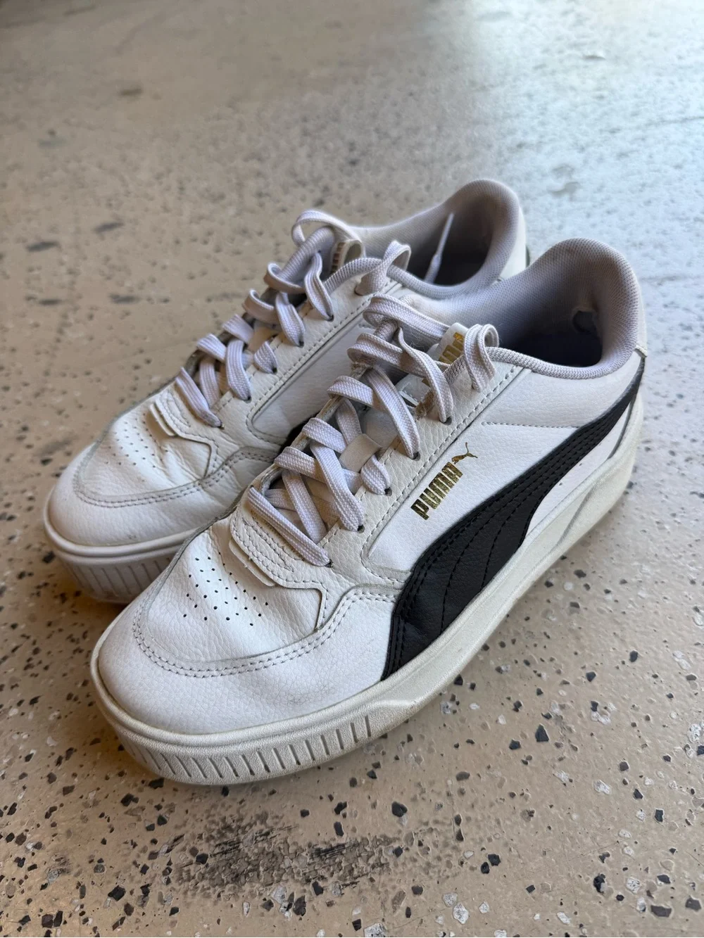 Puma Women's White Platform Sneakers